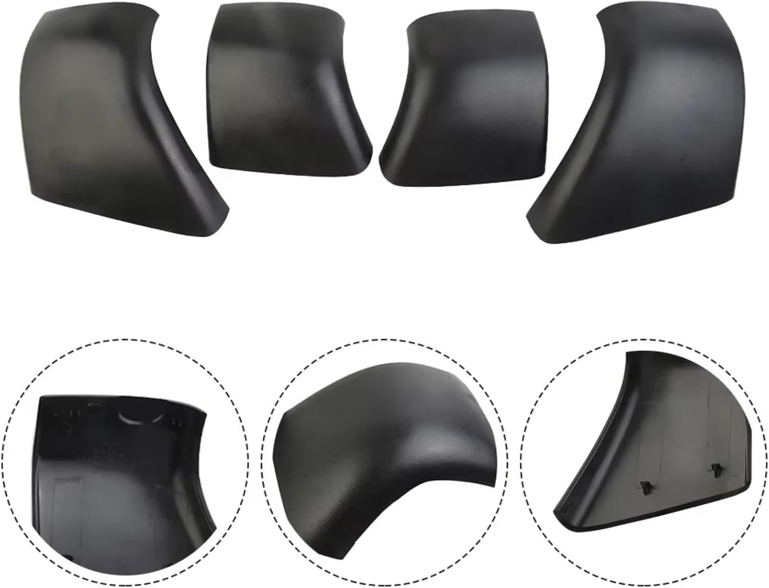 Roof Rack Rail Cap for Tesla for Model for 3 2017-2020 Roof Rack Luggage Covers Bar Rail End Cap Protection Replacement Rails Cover Shell