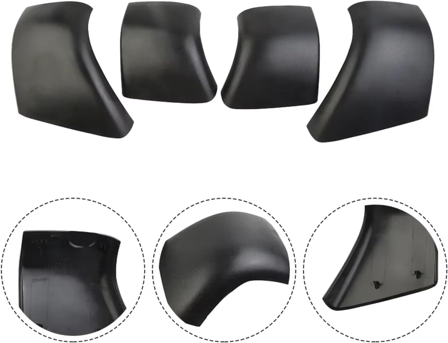 Roof Rack Shell End Compatible With Tesla For Model For 3 2017-2020 Roof Rack Luggage Covers Bar Rail End Cap Protection Replacement Rails Cover Shell