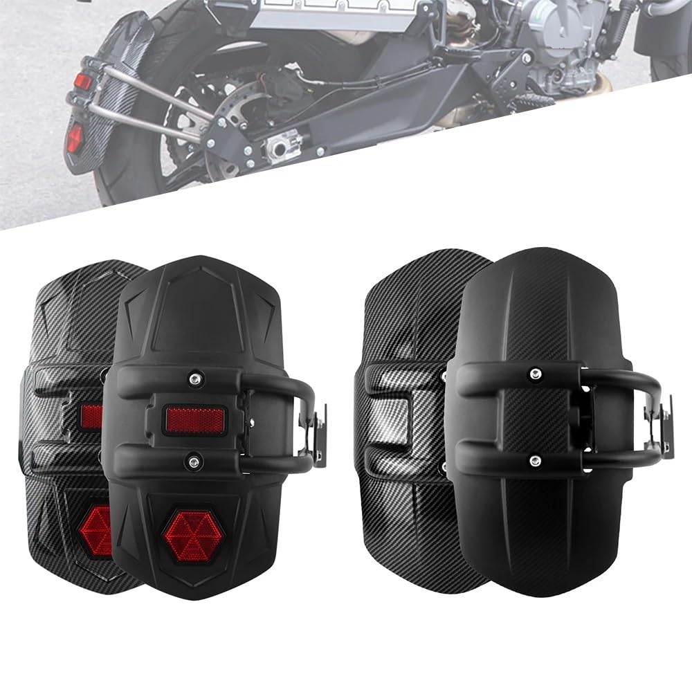 Koło przedłużenie błotnika Pasuje do Yamaha XSR 155 MT-125 25 YZF R3 R6 akcesoria motocyklowe błotnik tylna przednia osłona rozbryzgowa Motocykl przedni błotnik(Black)