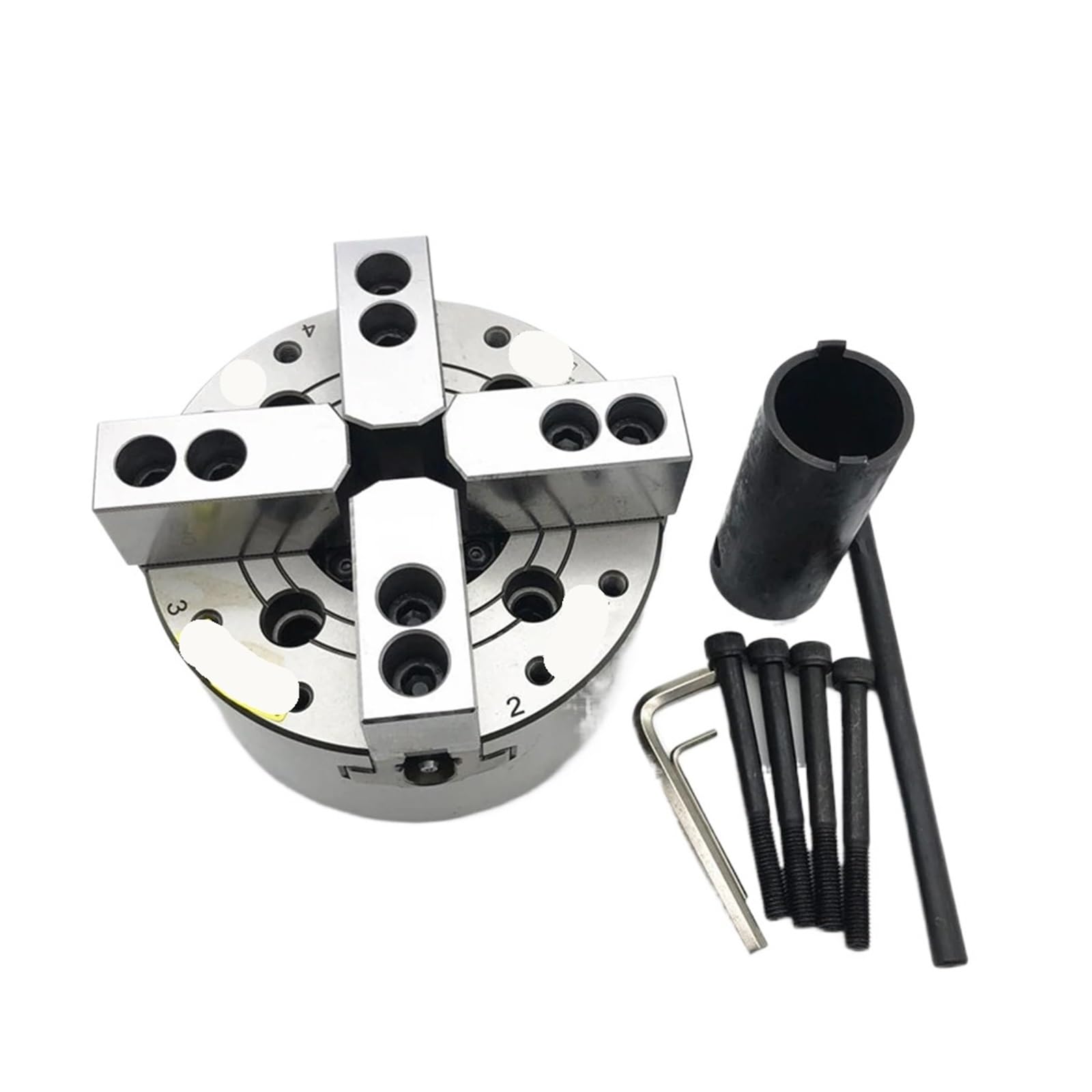 Pjfcewfdgx 4 Jaw Hollow 6" 152.4Mm Hydraulic Chuck A5 Flange For Lathe(4 Jaw Hollow)