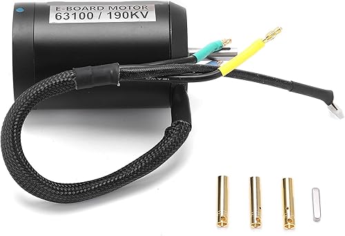 Miniatura 7 de Jerys Motor sin escobillas, eje D de 0.394 in, motor de scooter eléctrico, 5kw, pegamentos rellenos para EscooterEbike para bicicleta de montaña