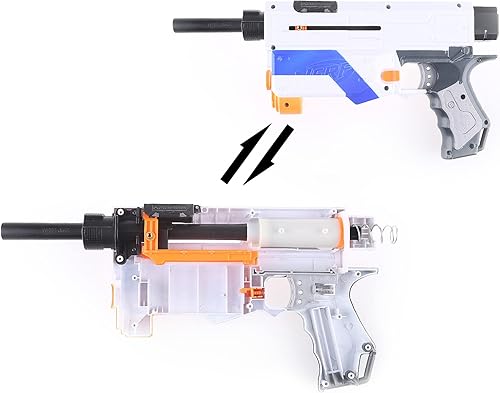 Miniatura 6 de WORKER Stefan - Kit de tubo de actualización de dardos cortos para Nerf N-Strike Elite Retaliator Blaster