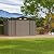 Patiolife 12 x 10 FT Metal Storage Shed for Outdoor, Steel Yard Shed with Design of Lockable Doors for Garden, Backyard, Lawn, Patio Utility, Tool Storage, Brown