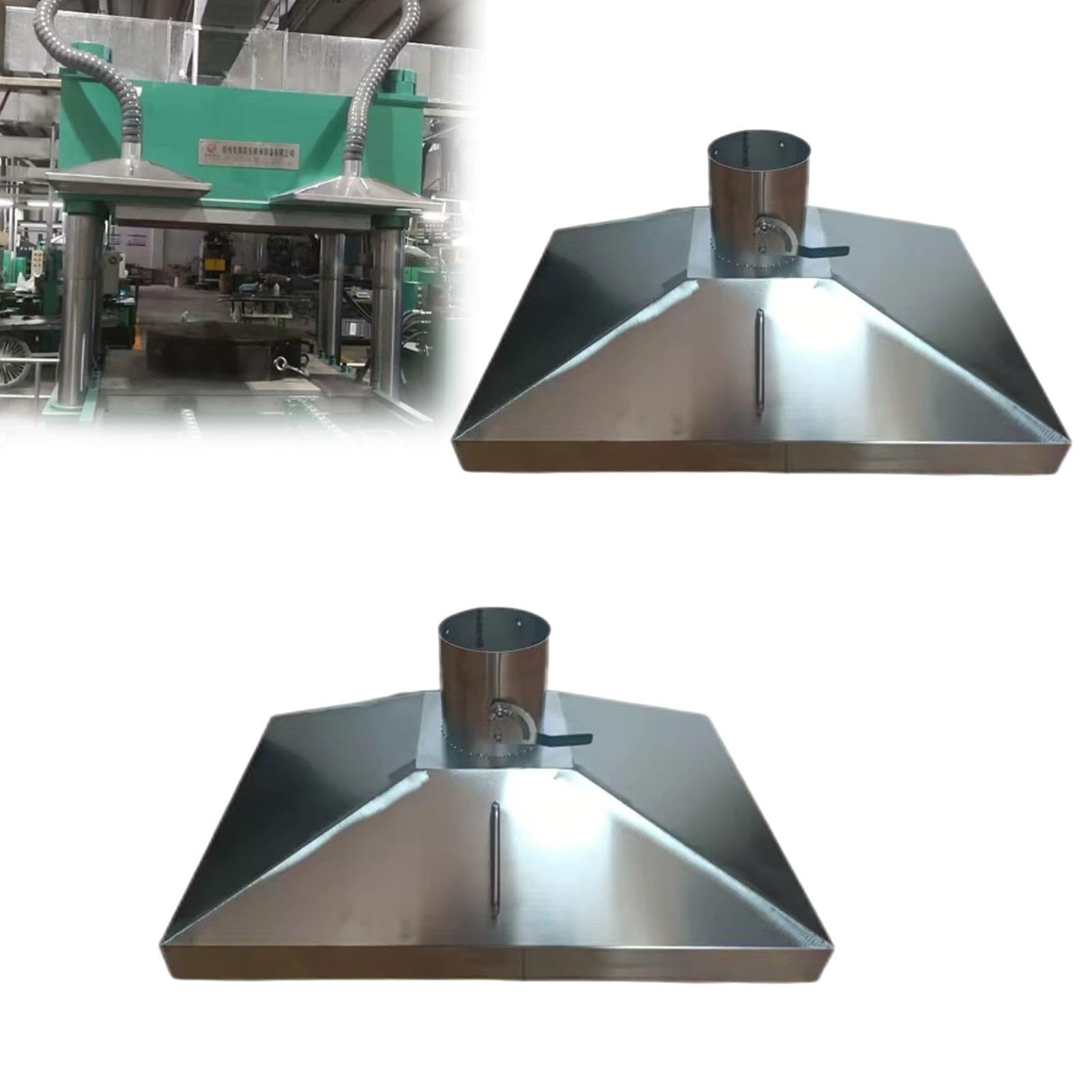 Campana extractora de acero inoxidable (2 unidades)