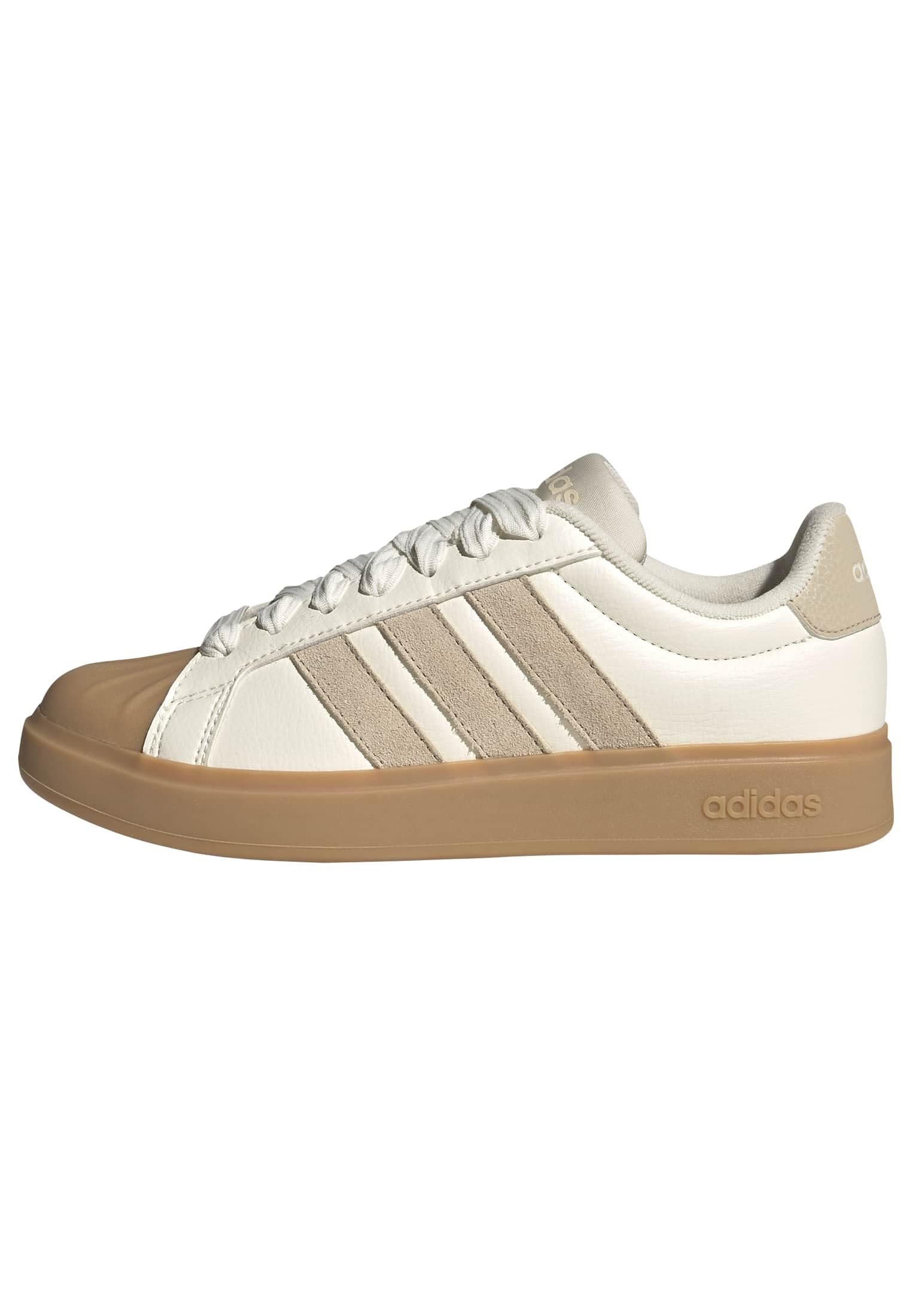 adidas Women's Streettalk Shoes, Off White/Crystal Linen/Gum 3, 5 UK