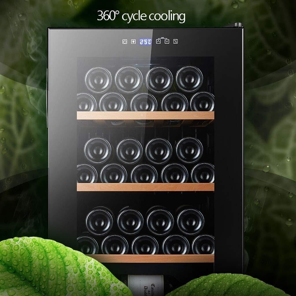 84L Wine Cooler Refrigerator, Freestanding Beverage Wine Cellar with Digital Touch Control, Red & White Wine Storage, Quiet Operation, Compressor Cooling