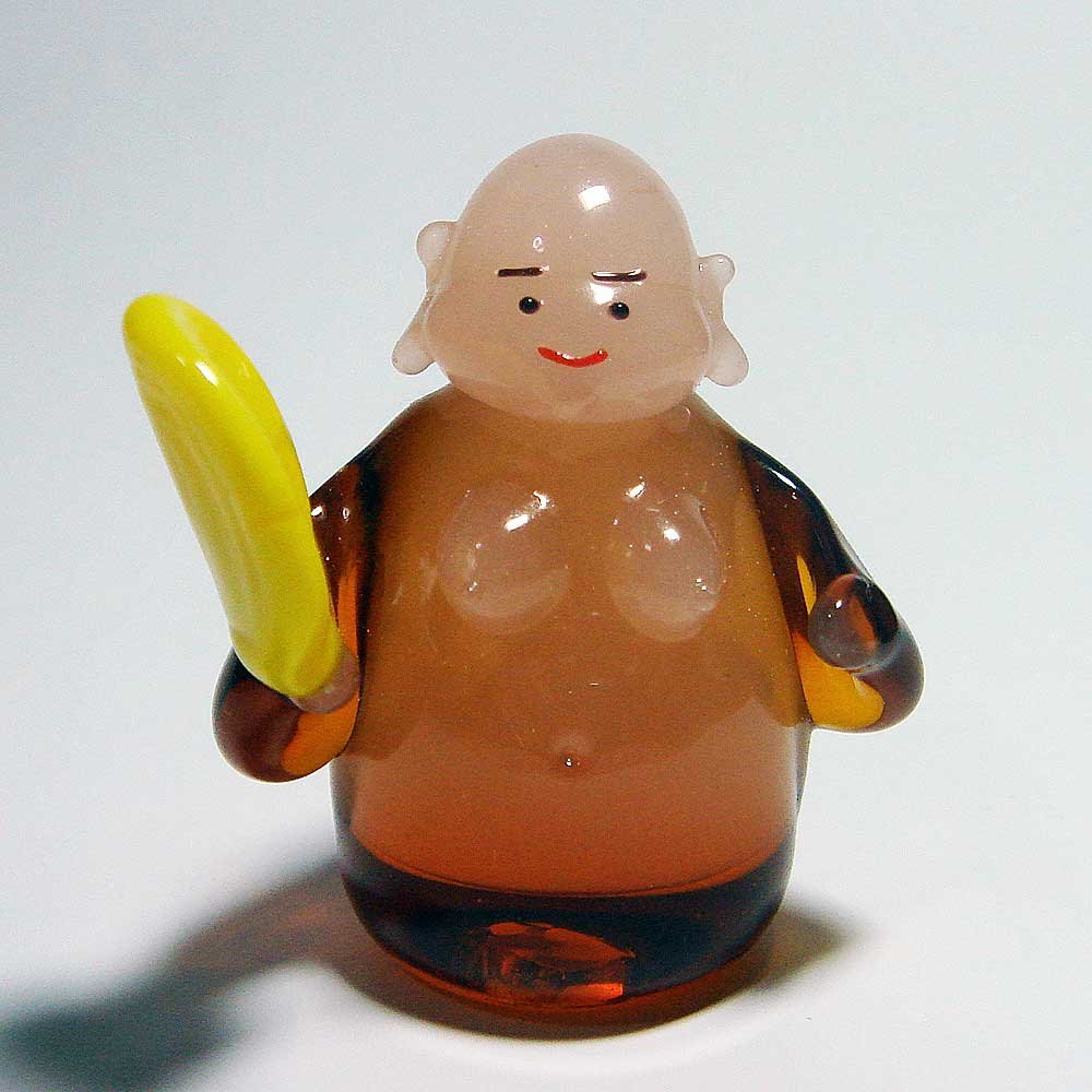 冬の妖精　ガラス細工 ガラス細工｜クローバーと小鳥ブタ｜フォーカートグラスワークス