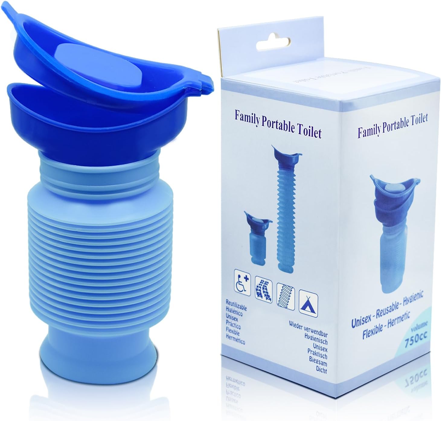 Portable Urinal for Men Women, Pee Bottles Men with Sealed Lid