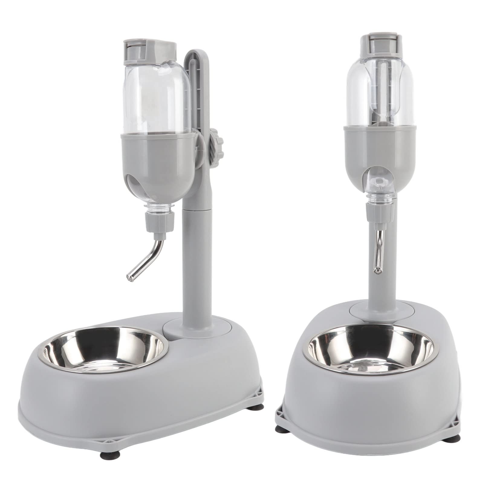 Biberon d'eau pour Animaux de Compagnie avec Support, Bol Distributeur d'eau sur Pied pour Animaux de 500Ml, Mangeoire à Eau Automatique sur Pied pour Animaux de Compagnie