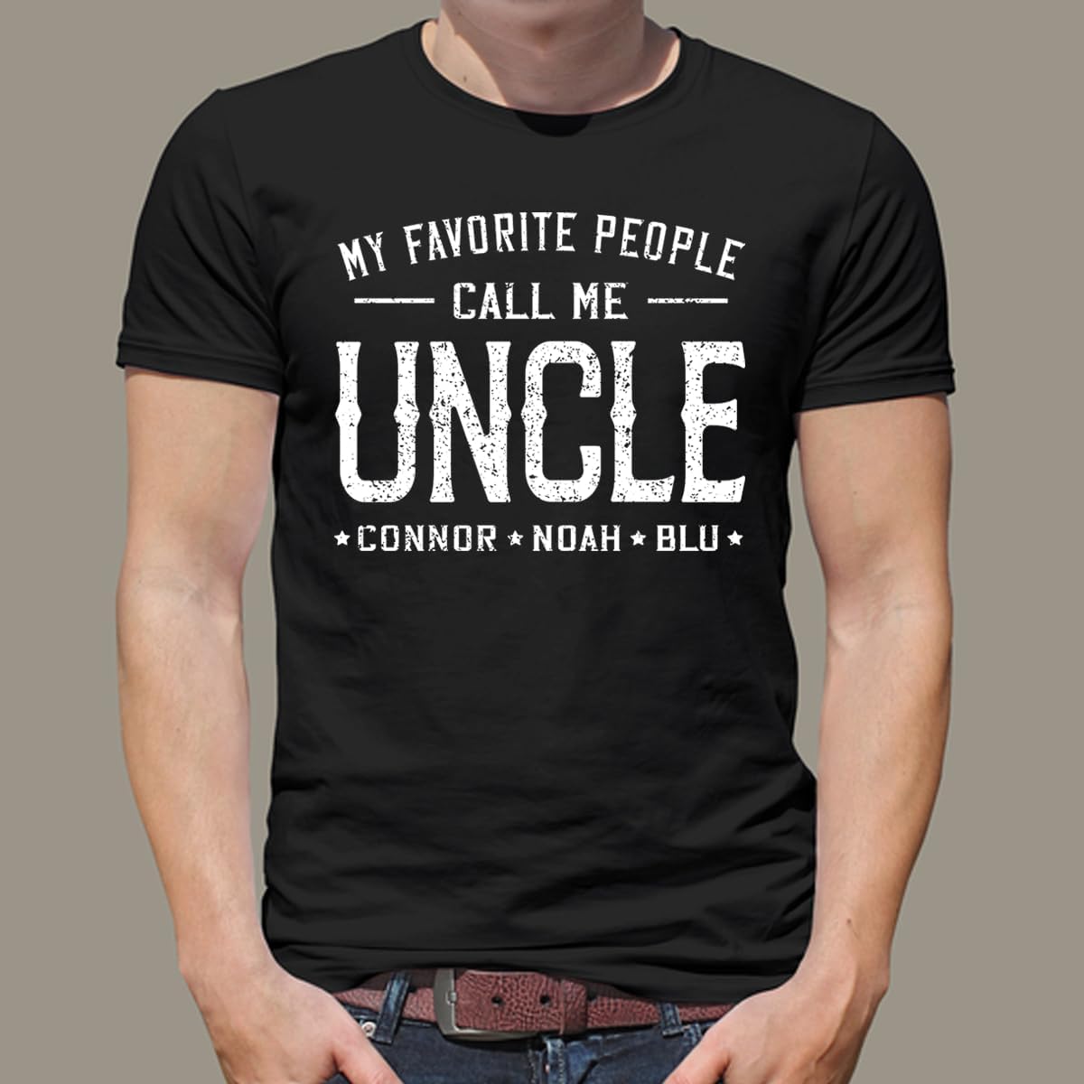 Personalized Uncle Shirt, Custom Uncle Shirts for Men, My Favorite People Call Me Uncle Shirt, Gifts for Father Day, Christmas, Birthday - Image 2