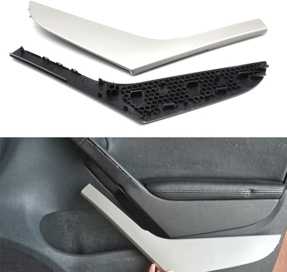 3 Colors Car Interior Left Right Door Panel Pull Trim Cover for VW Golf 6 GTI MK6 2009 2010 2011 2012 2013 2014 (Carbon 1 Pair)