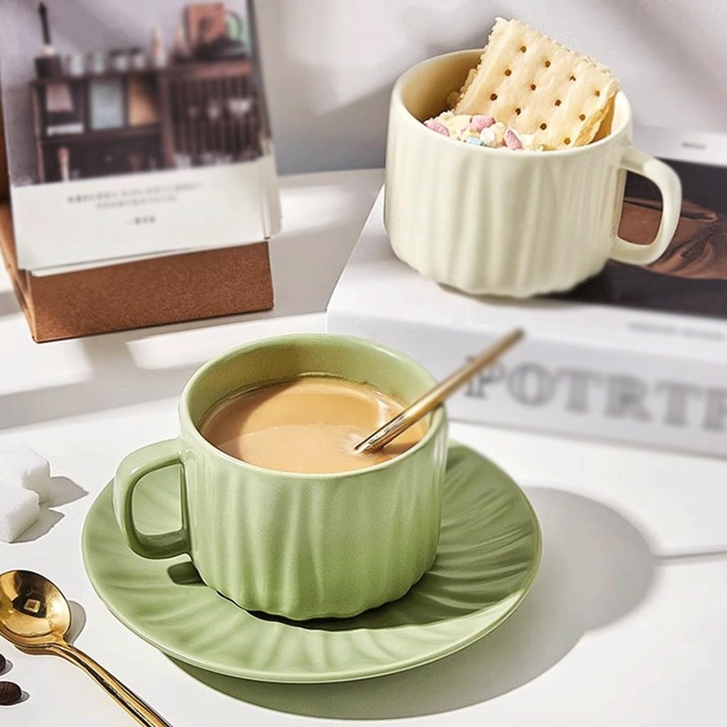 Tazas Cafe Juego De Tazas Cerámica Taza Café Alto Valor Mug Cups(2)