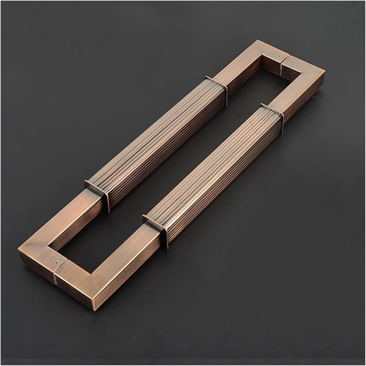 Lrfvhyqnk Rose Gold Barn Door Handles Sliding Pull, Double Sided Metal Sliding Barn Door Handle Multicolor Multiple Sizes(,100Cm(39.4In))