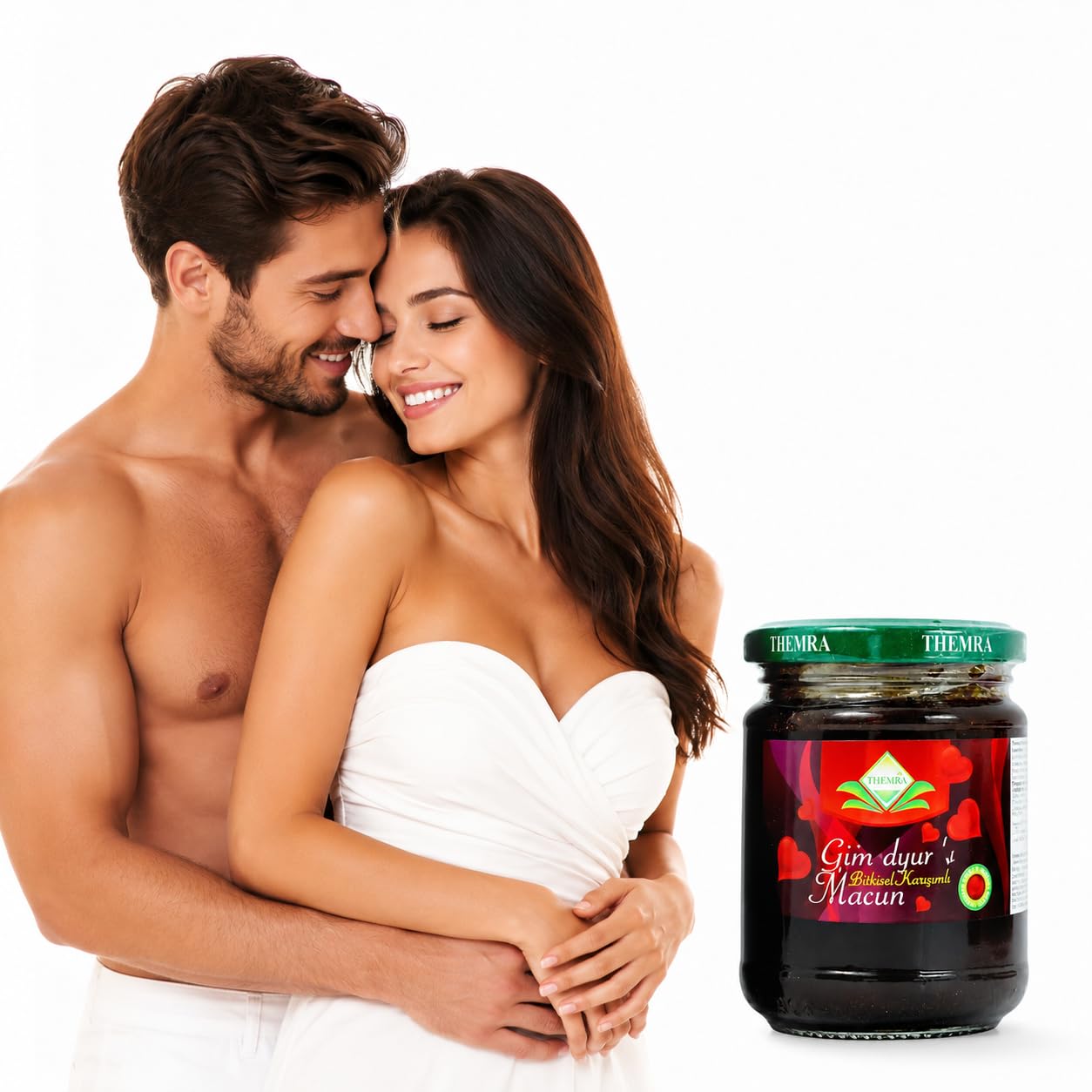 Miel Aphrodisiaque Puissant - Macun Vitalisant 240 g - Formule Concentrée au Miel et Extraits de Plantes - Énergie, Vitalité, Tonus et Bien-Être - Homme et Femme - Travail, Étude, Sport