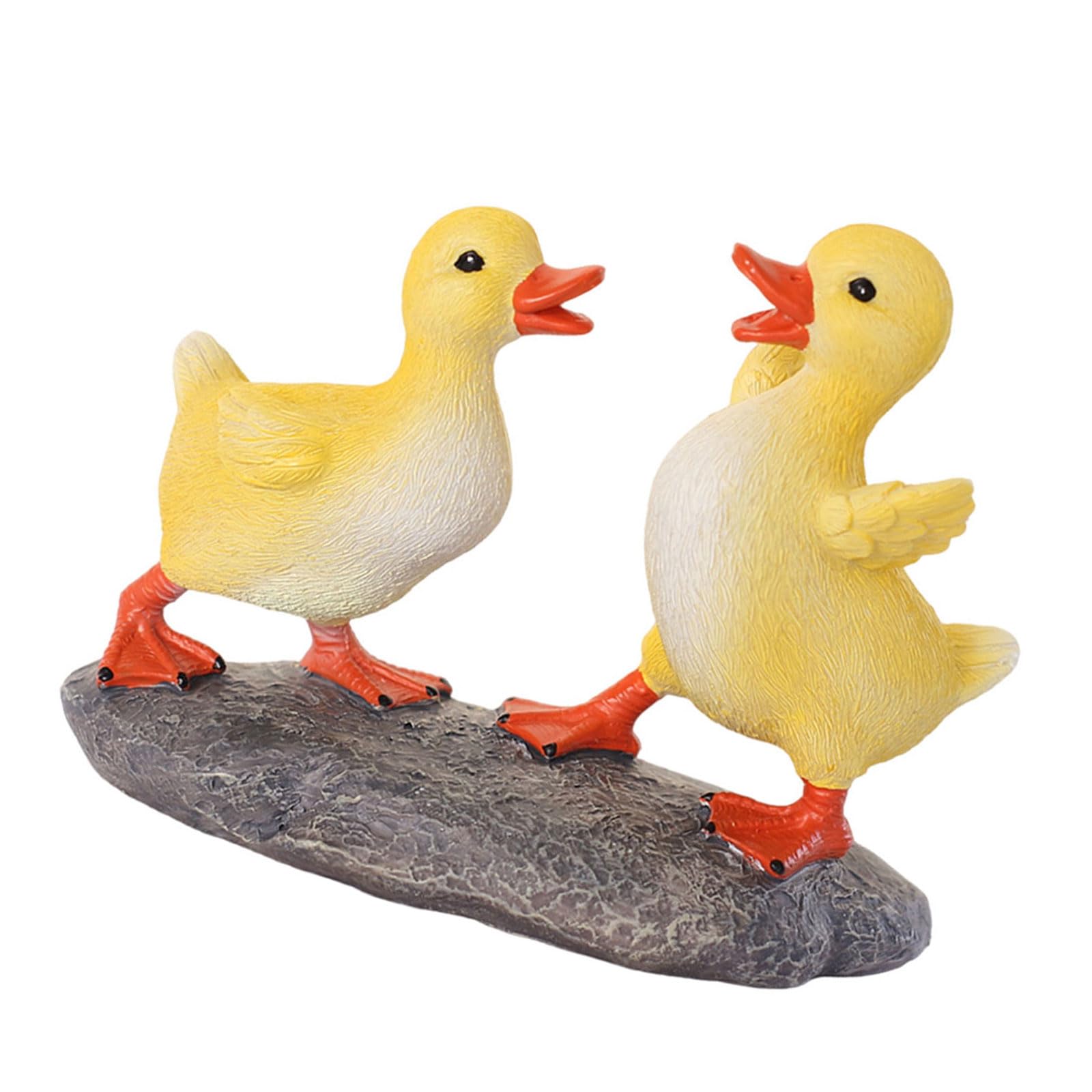 Kangnice Miniature Ducks Figurine for Creative Garden Landscape and Warm Home Interior Designs Garden Decoration Statue Decors Ducks Statue