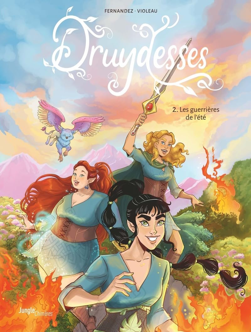 Druydesses T2 - Les guerrières de l¿été - 2 - Fabien Fernandez - Jungle - cartonné - Bande dessinée jeunesse