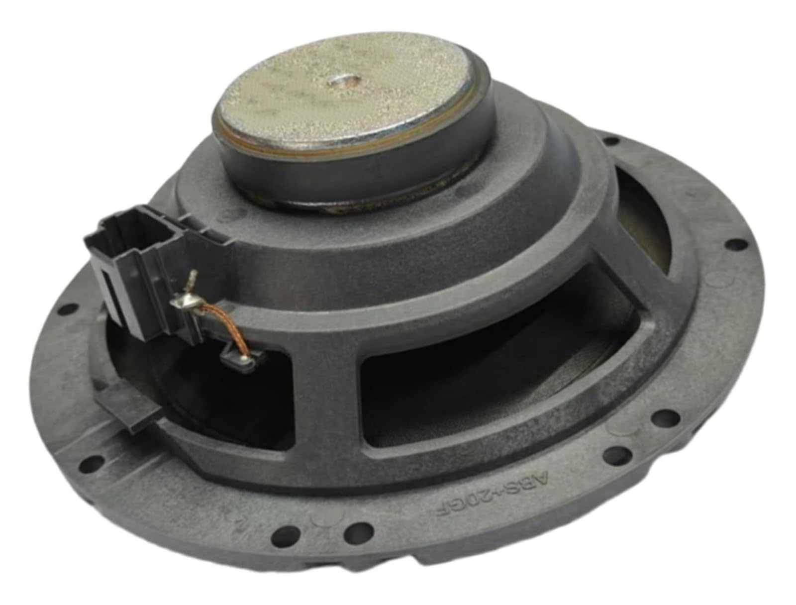 Haut-parleur de porte avant de remplacement for Citroën C2, C3 et C5 et Peugeot 206, 307, 308, 407, 408 et 3008 (référence 9807145580), en ABS noir.