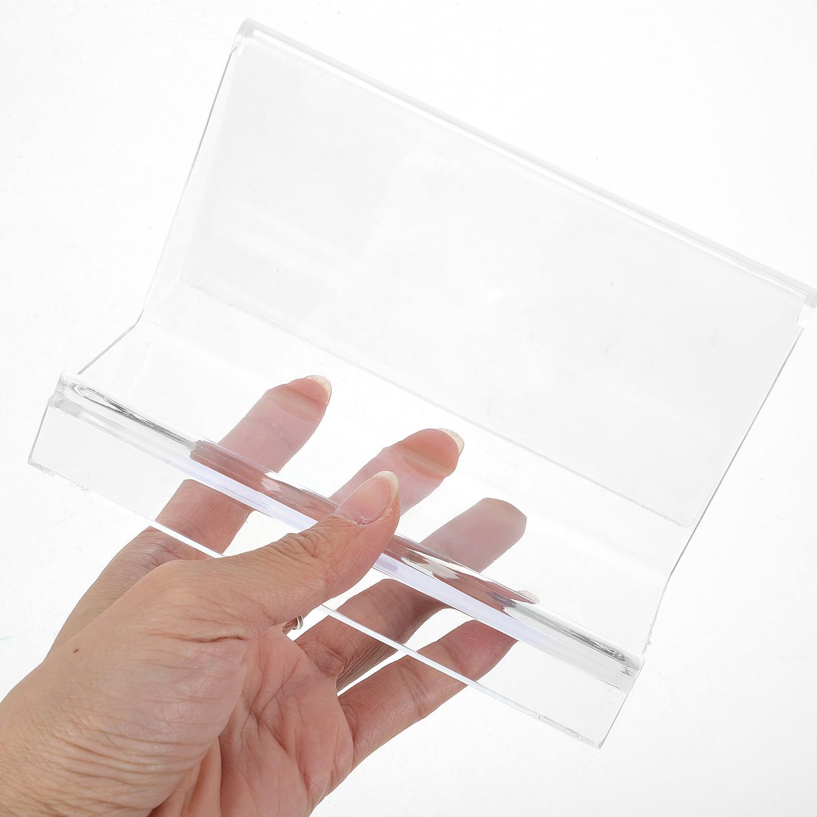 HEALLILY Transparente Expositor 6 Piezas de PP para Carteras y Tabletas