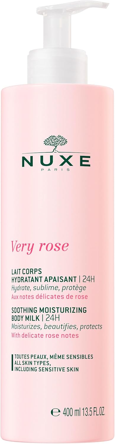 NUXE Very Rose Soothing Moisturizing Body Milk 24H, 400 ml