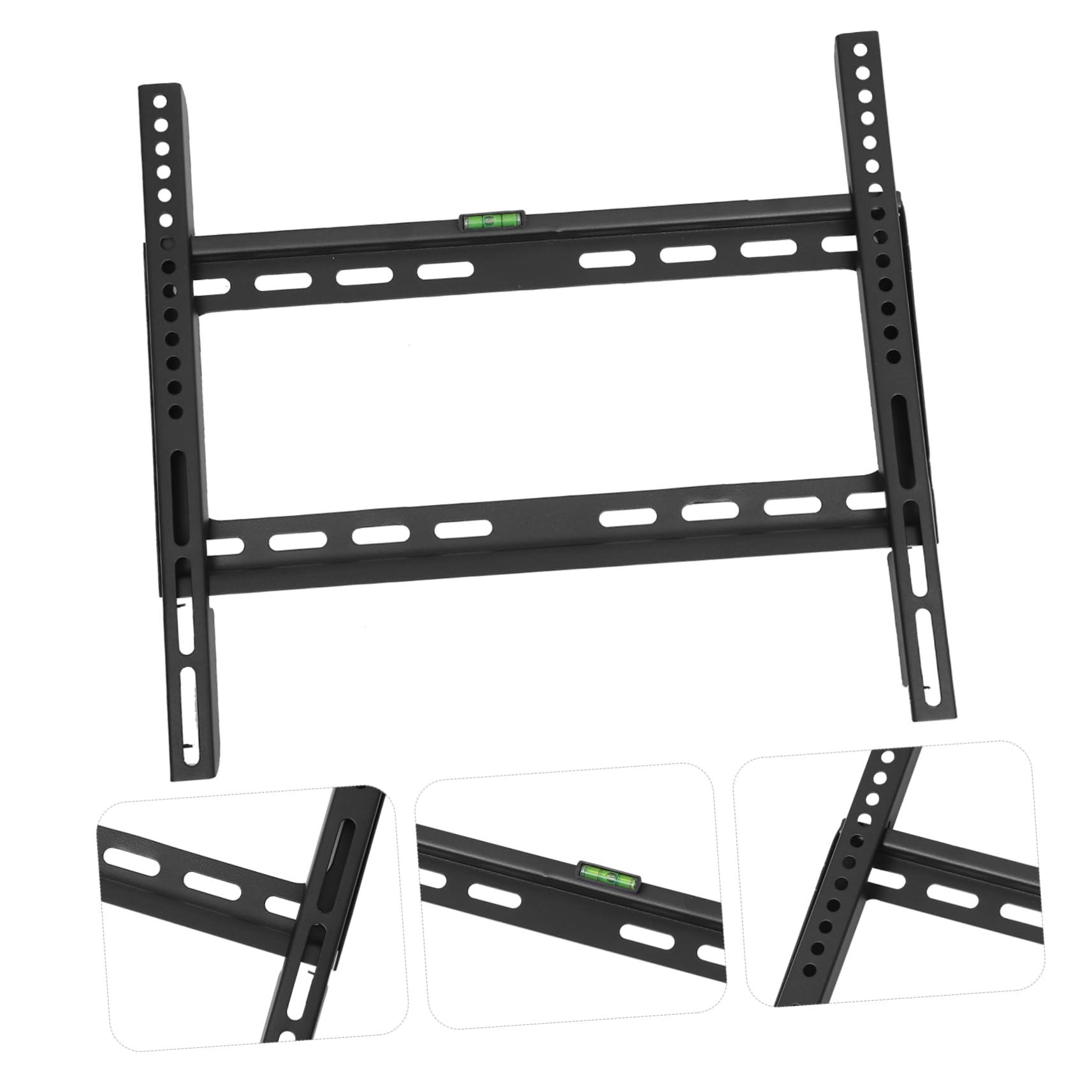 Homoyoyo Supporto Tv Da Parete Con Design Salvaspazio Per Televisori Da Facile Installazione e Sicurezza Elevata