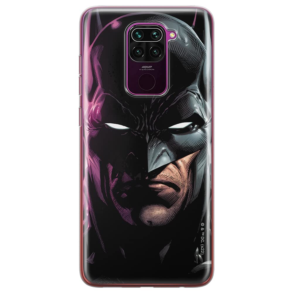 ERT GROUP mobile phone case for Xiaomi REDMI NOTE 9 original and officially Licensed DC pattern Batman 070 optimally adapted to the shape of the mobile phone, case made of TPU