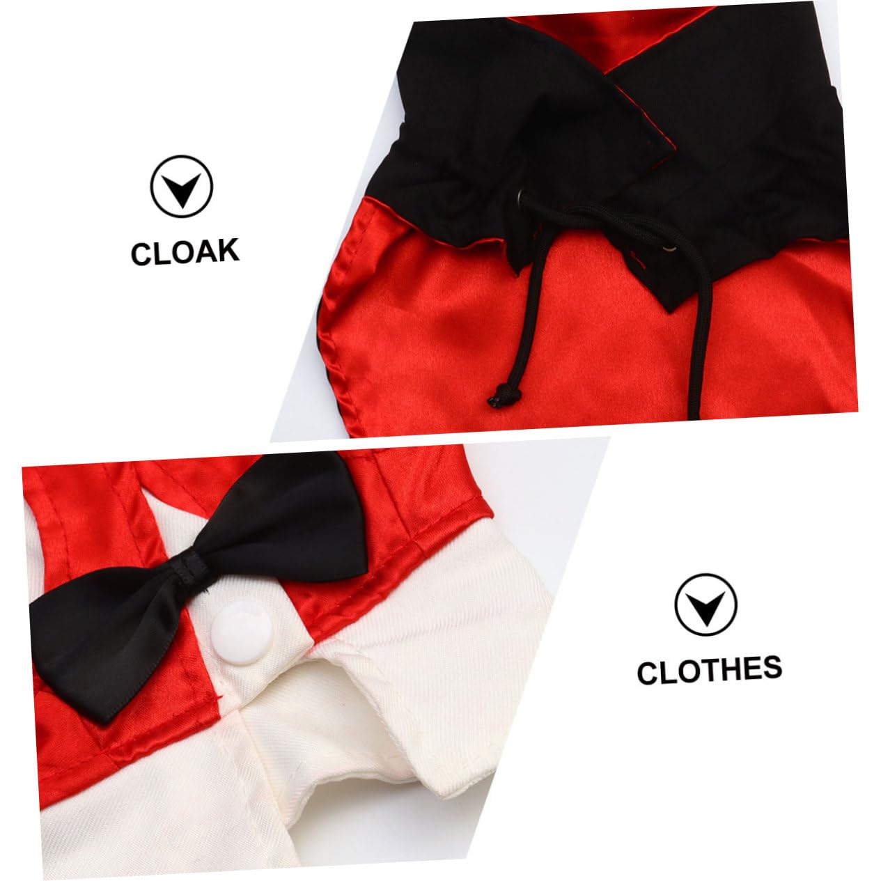 BESPORTBLE 2 Pezzi Costume Di Trasformazione Per Animali Domestici Vestiti Funky Costume Di Halloween Per Animali Domestici Da Sanguisuga Per Vestiti Per Cani Da Compagnia Forniture