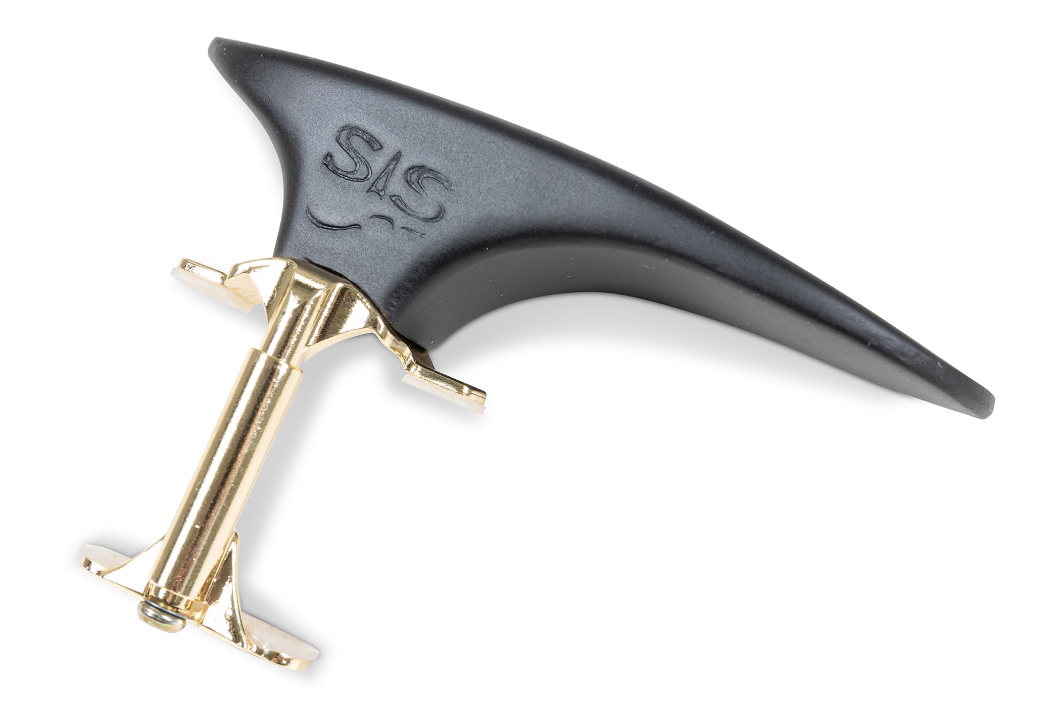 Mentoniera SAS in ebano, per violino, altezza 32 mm