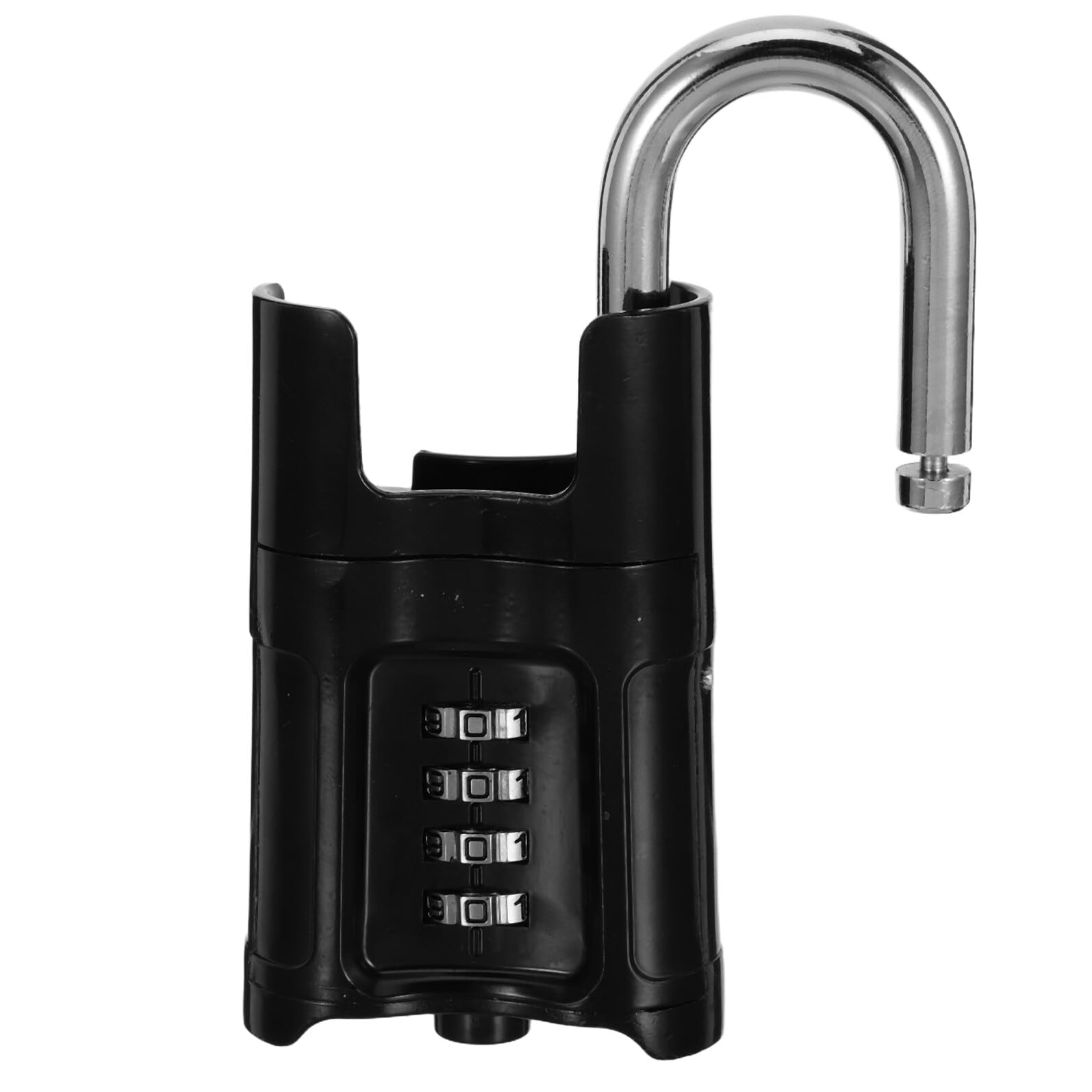 Cadenas à Combinaison Extérieur Résistant aux Intempéries en Alliage de Zinc Étanche avec Code Réinitialisable 4 Chiffres pour Portails, Garages, Casiers et Boîtes à Outils
