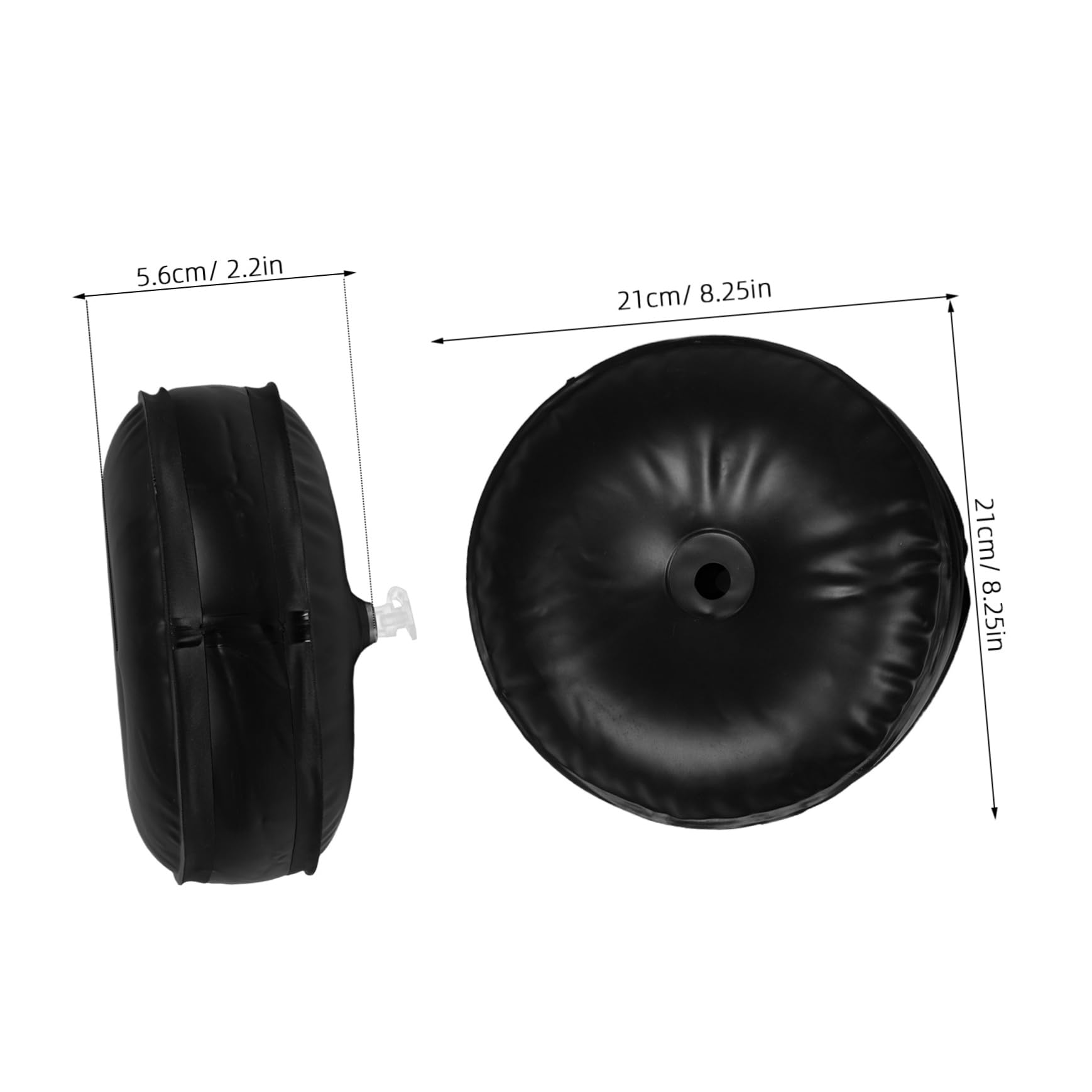 KICHOUSE 2Pcs Adjustable Water Dumbbells for Aquatic Exercise Lightweight Fitness Equipment for Home Workouts Portable Pool for Adults