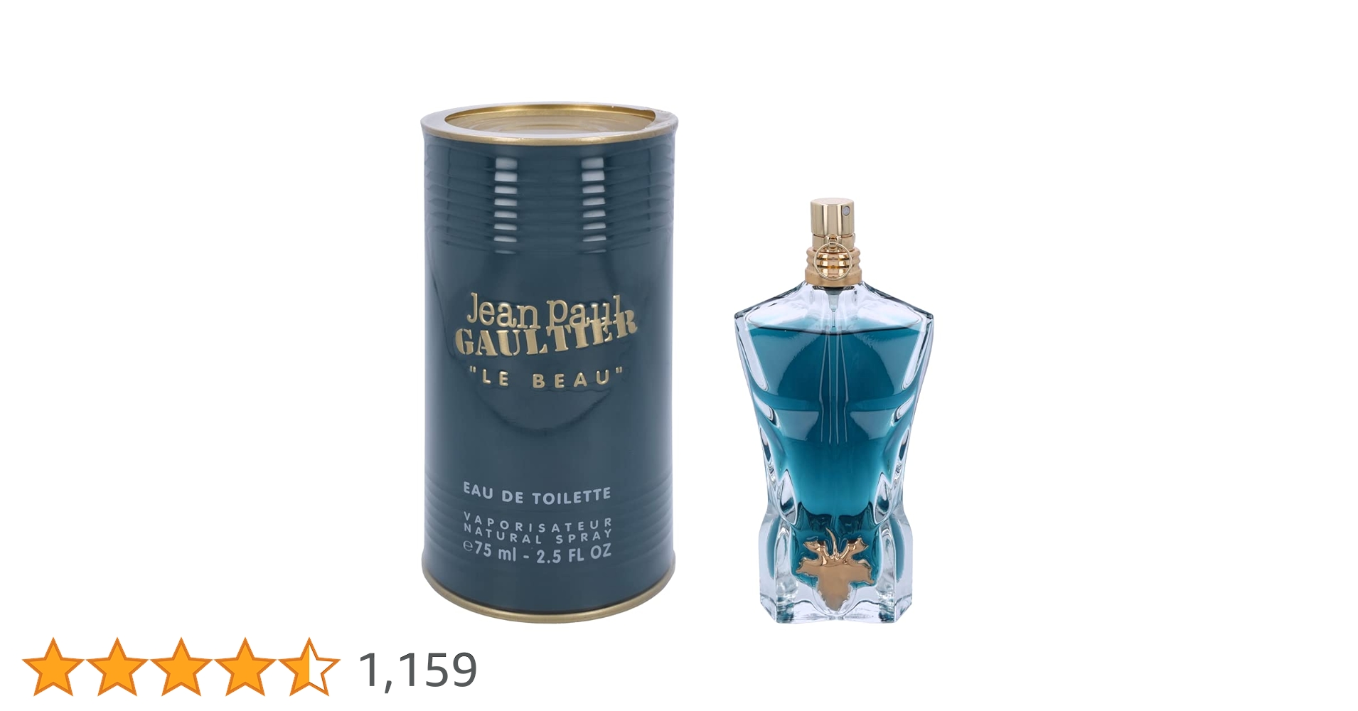 Amazon | ジャンポールゴルティエ Le Beau Eau De Toilette Spray 75ml