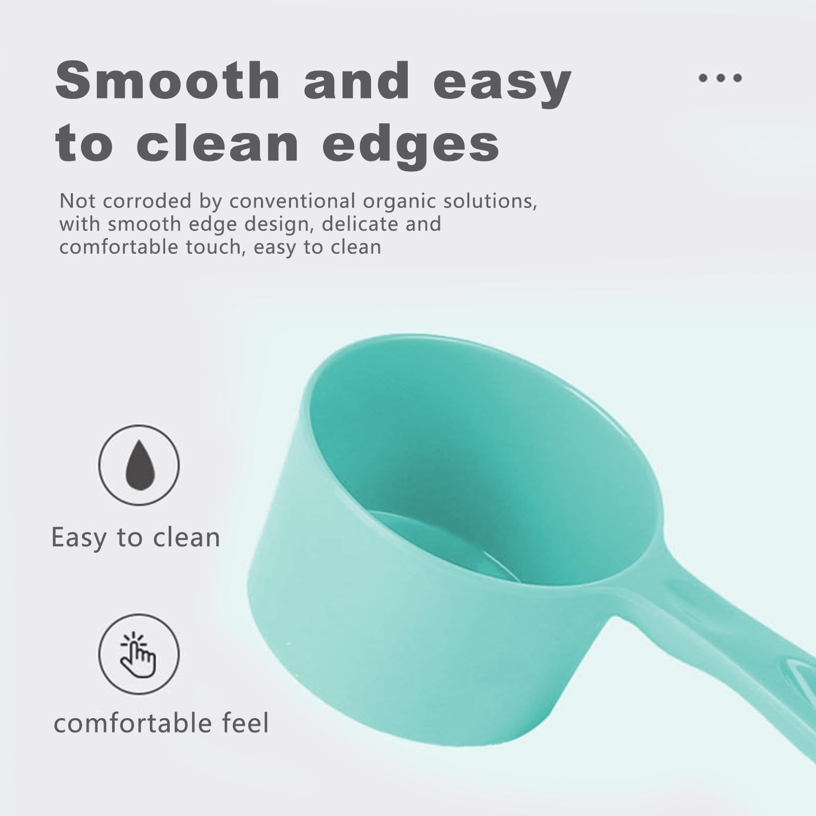 Cuchara medidora de comida para perros – Cuchara de melamina de 100 g de capacidad para cachorros | Cuchara de alimentación para mascotas con agarre cómodo, pala de control de porciones para