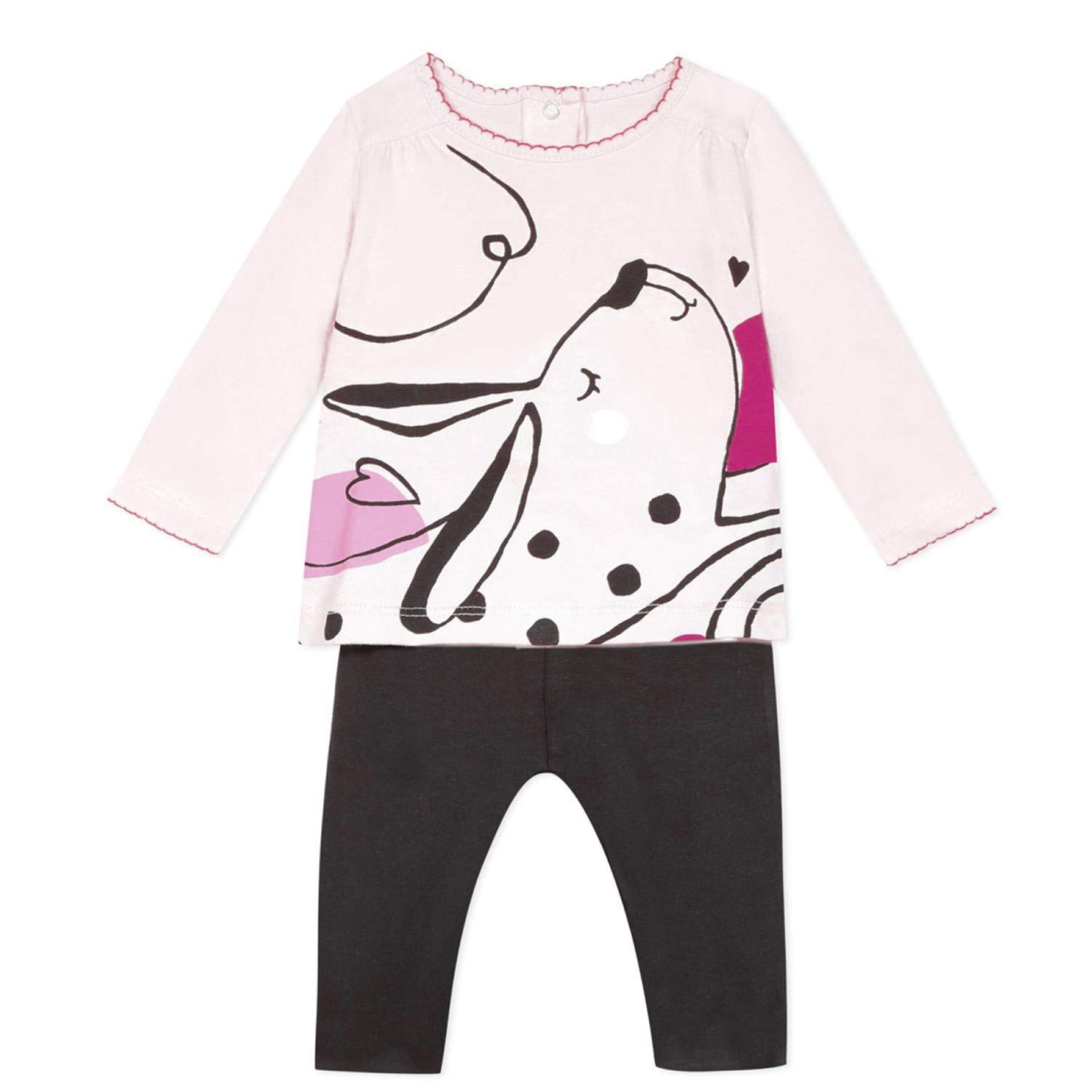 Catimini Baby Mädchen Zweiteiler Shirt und Reversible Hose-59 - Babymode : Baby - Mädchen