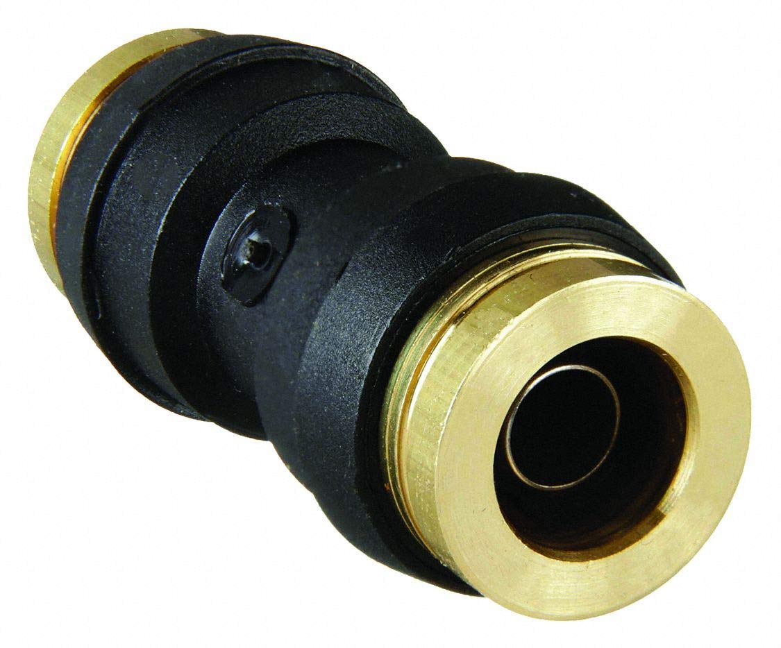32PTC-10-pk5 Legris 32PTC-10 Nickel-Plated Brass Air Brake Push-to-Connect Fitting, Union, 5/8" Tube OD Brass (Pack of 5)