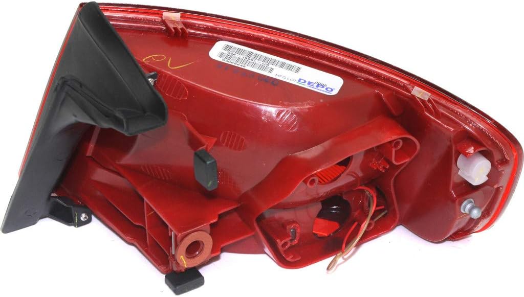 CarLights360 For 2009 2010 2011 2012 Audi A4 Outer Tail Light Driver Side Replacement For AU2804101