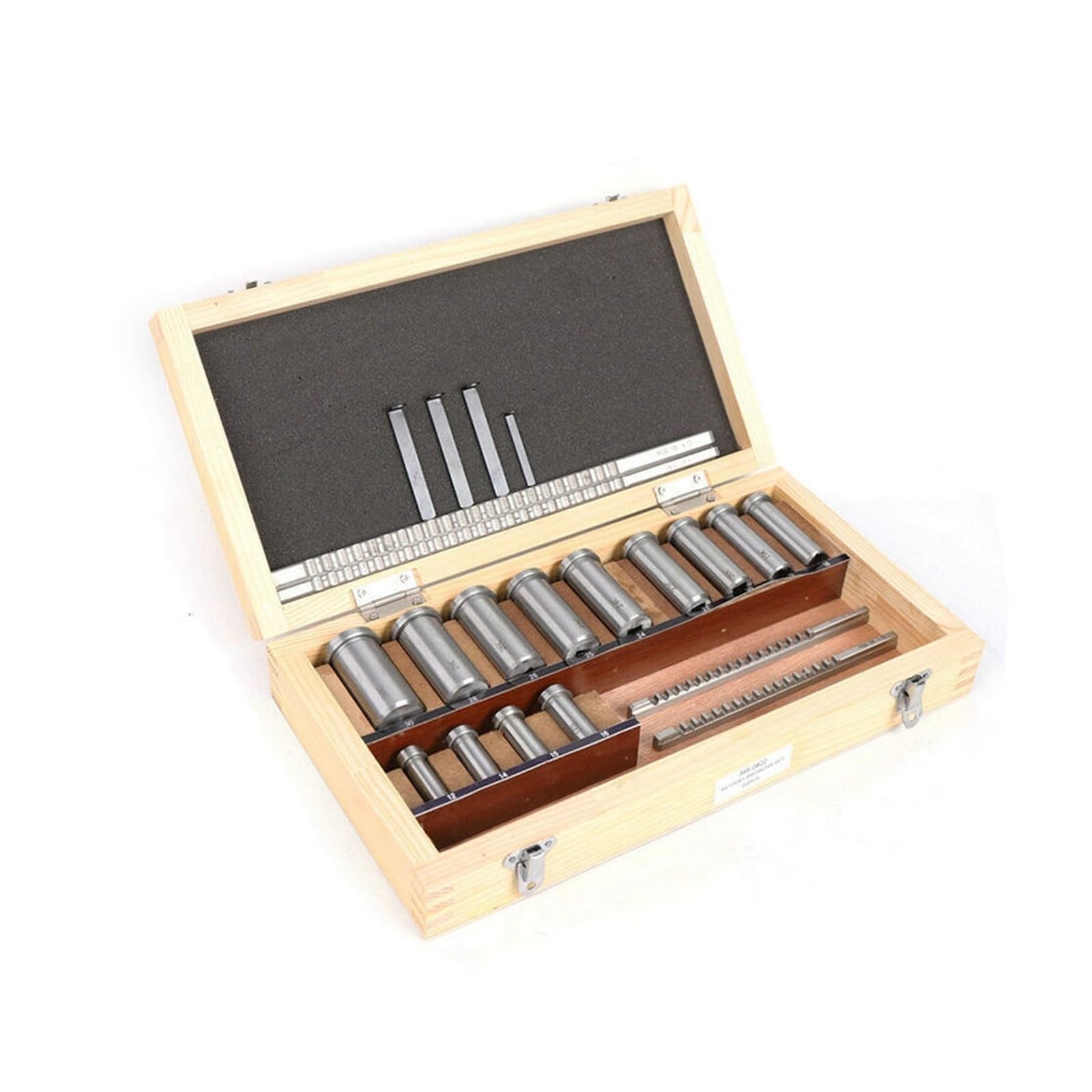 Juego de brochas para chaveteros, 22 Piezas, Herramientas de Corte HSS para máquinas CNC y metalurgia, Accesorios de Torno de precisión eficientes.