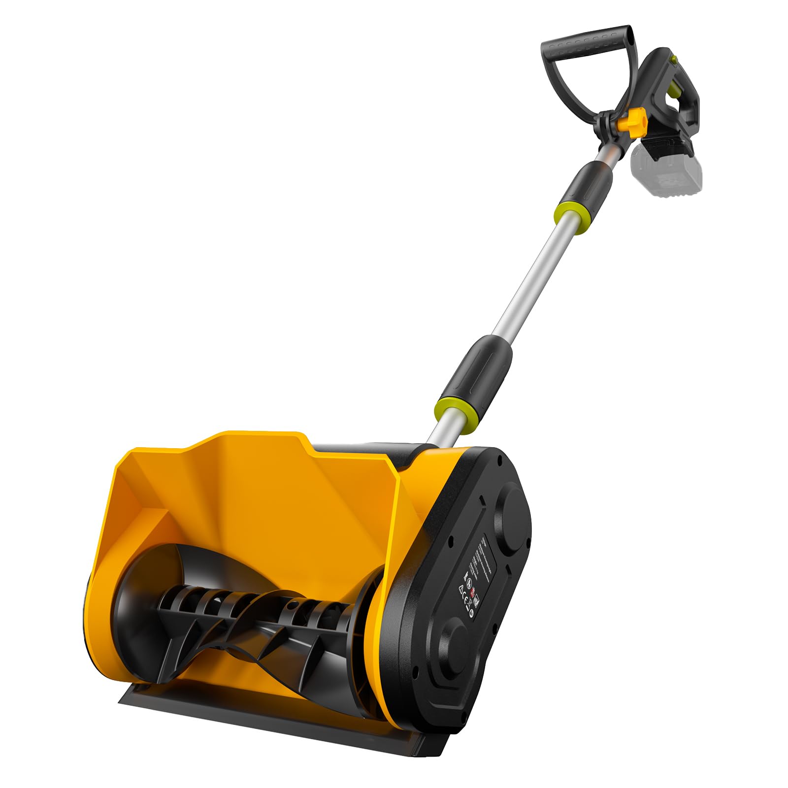 Cordless Snow Shovel Compatible with DeWalt 20V Battery, 12" Electric Snow Blower with 20FT Max Throw & Adjustable Handle & Safety Switch, Snow Thrower for Driveway, Deck, Patio, Steps (NO Battery)