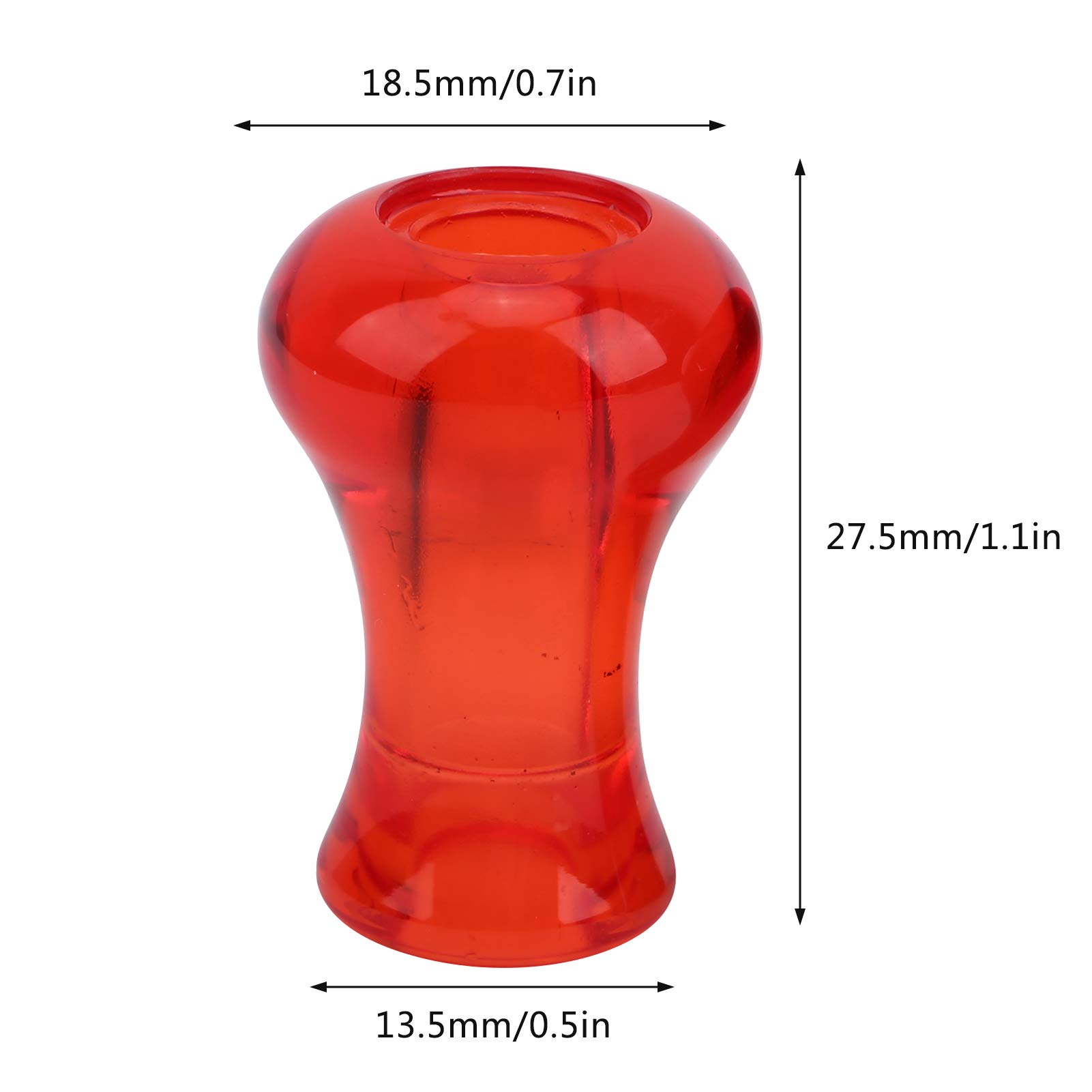 Bouton de poignée de Moulinet de pêche, Paquet de 2 Boutons de Remplacement en Plastique Rouge avec Outils pour moulinets à Profil Bas et rotatifs, Accessoires de Mise à ni