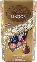 Linz LINDT LINDOR Assortment, Gold, 4 Types, Individually Packed, 21.2 oz (600 g) (x1)