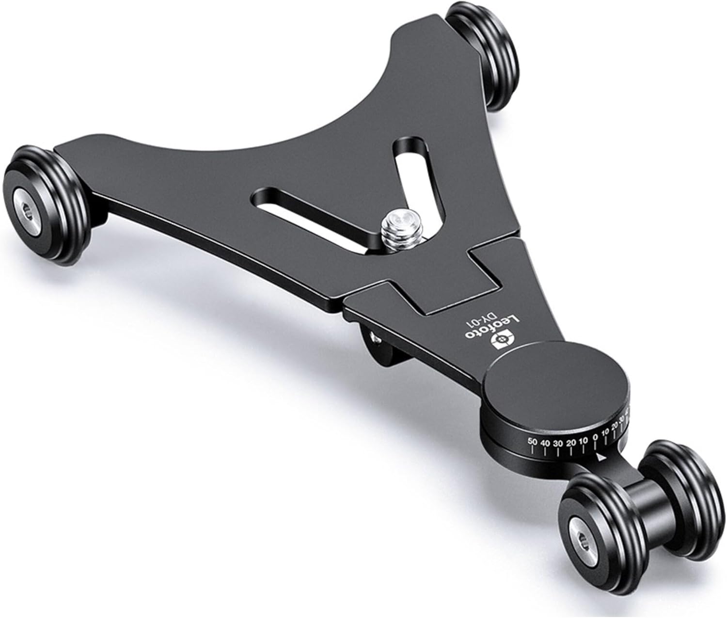 Leofoto DY-01 Mini Foldable Skater Video Dolly Panning 360/ 1/4“ Screw