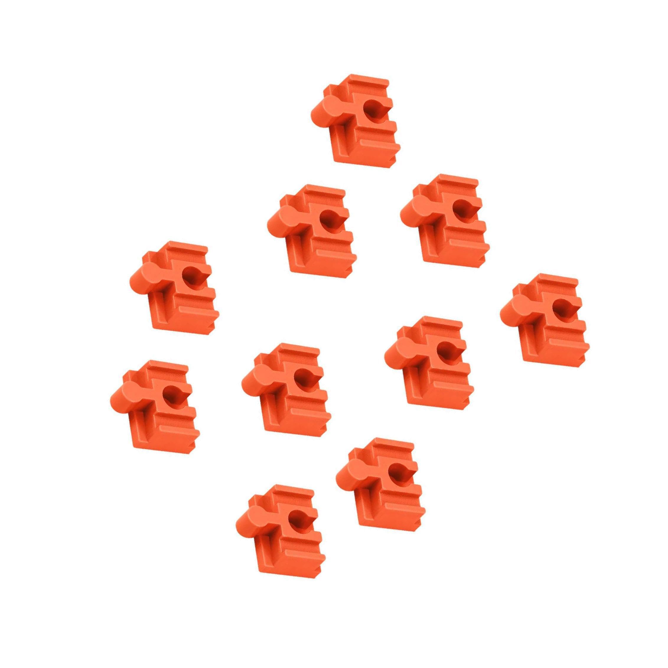 KIXZSAZ Track Connector Builder Set Designed to Inspire Creativity in Kids While Strengthening Family Connections Wooden Train Track Accessories for Building, Orange