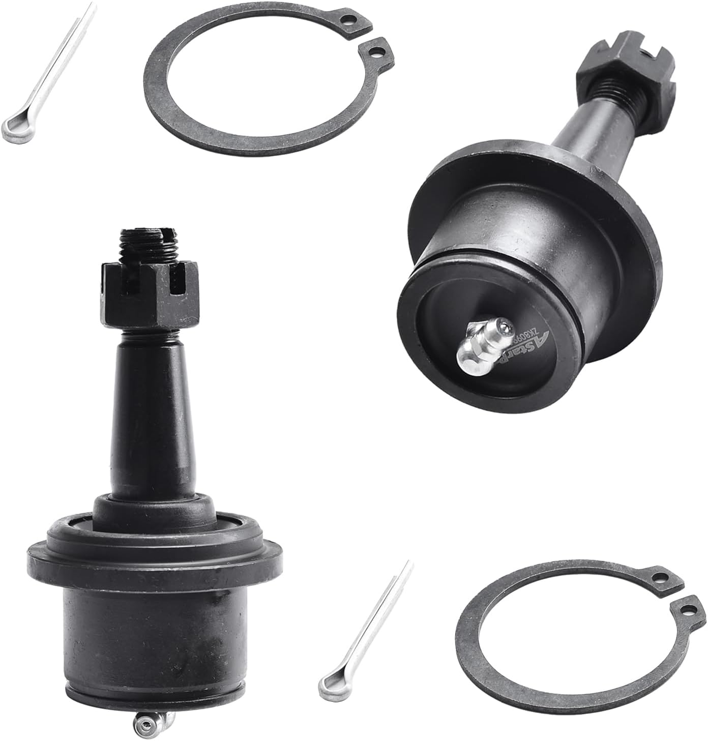 ASTARPRO - 16pc Front Suspension Kit for Chrysler 300 Dodge Challenger Charger 2011 2012 2013 2014, 6 Control Arms Upper & Lower 2 Sway Bars 4 Tie Rods 2 Lower Ball Joints 2 Boots Replacement