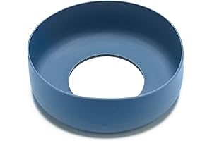 LifeStraw Home Silicone Base, 7-Cup Water Filter Pitcher, Stormy Blue