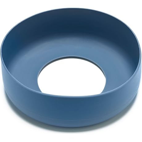 LifeStraw Home Silicone Base, 7-Cup Water Filter Pitcher, Stormy Blue