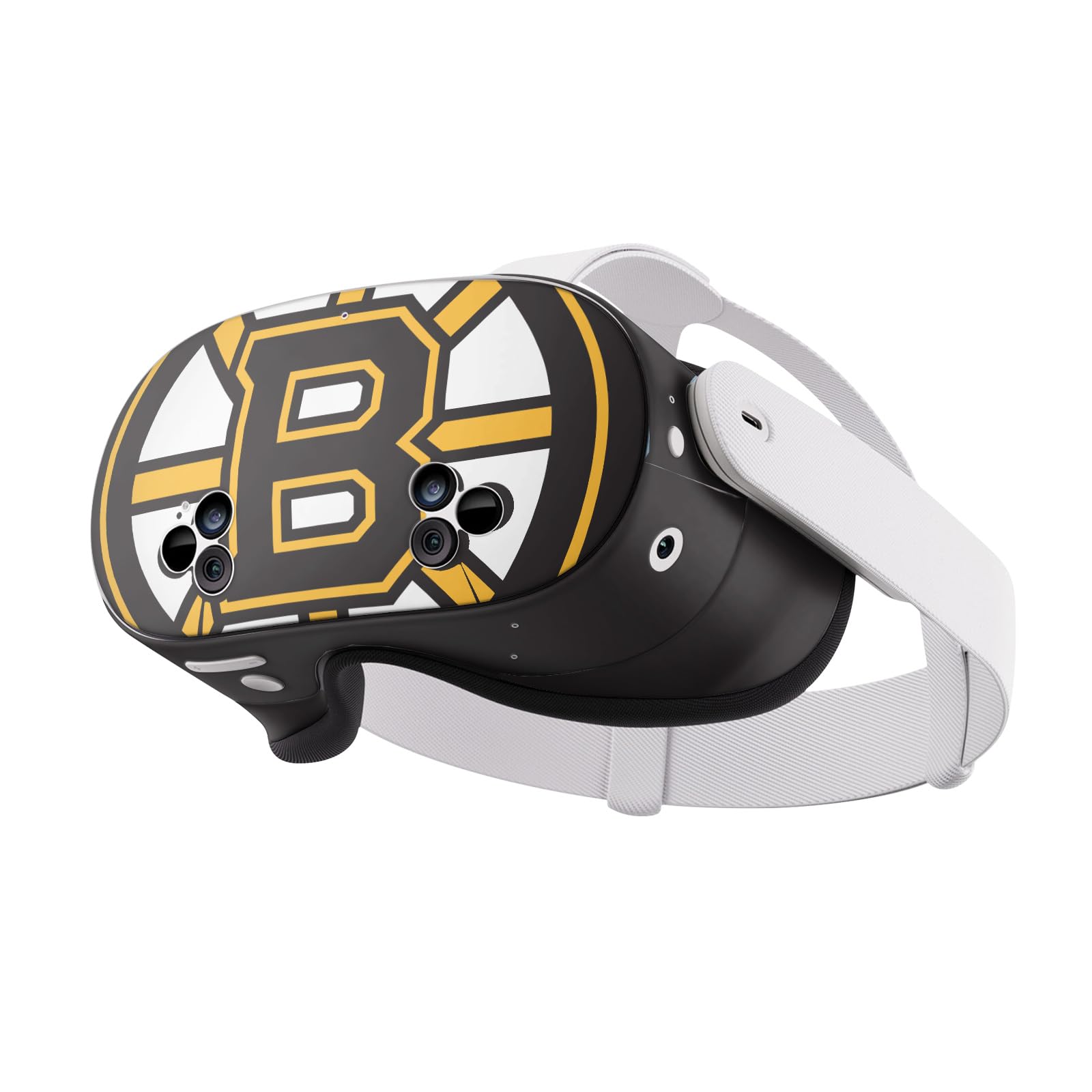 Head Case Designs Officially Licensed NHL Oversized Boston Bruins Vinyl Sticker Skin Decal Cover Compatible with Meta Quest 3S