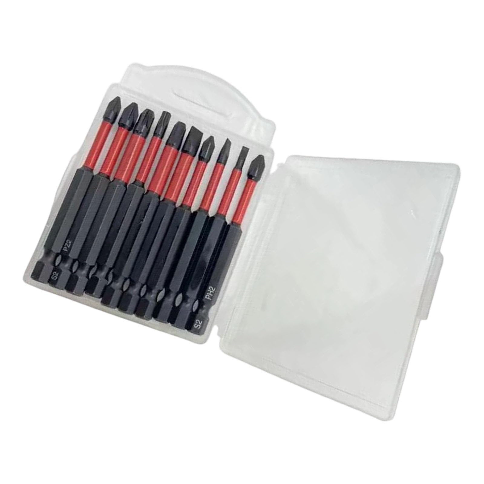 QIAOLIDA Magnetic AntiSlip Bit Set Durability Steel Magnetic Screwdriver Bit For Home Repair Car Maintenance PH1/2/3 Size