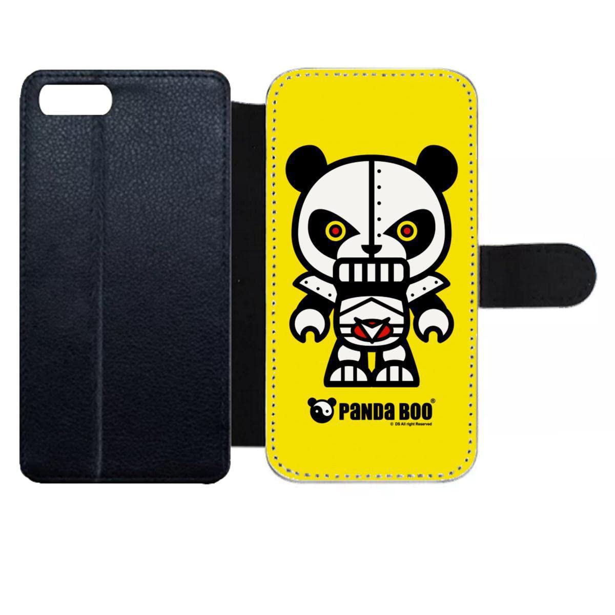 Etui cuir pour iPhone 6 housse magnetique coque humour Panda Boo - 6