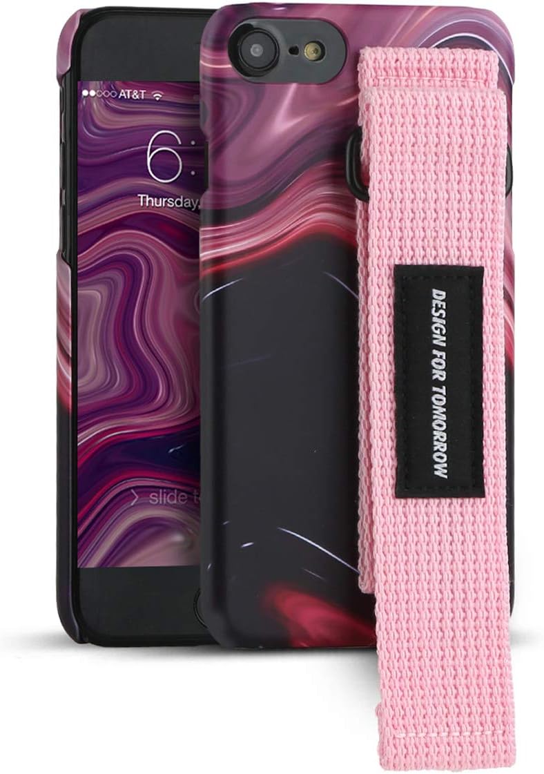 DESIGN SKIN DSK13403i8 iPhone 8 iPhone 7 iPhone 6 6s Case GRAFT Strap Marble Pink Craft Strap iPhone Cover [Japan Authorized Dealer Product]