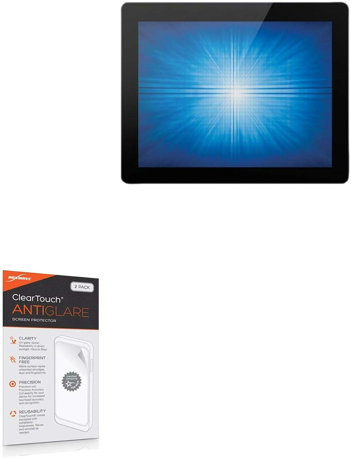 BoxWave Screen Protector Compatible with Elo 1590L - ClearTouch Anti-Glare (2-Pack), Anti-Fingerprint Matte Film Skin