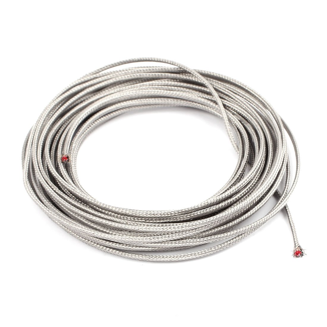 Aexit 7 Meter Terminal Blocks 0.5mm Width Silver Tone Metal K Type Thermocouple Thermocouple Blocks Extension Wire