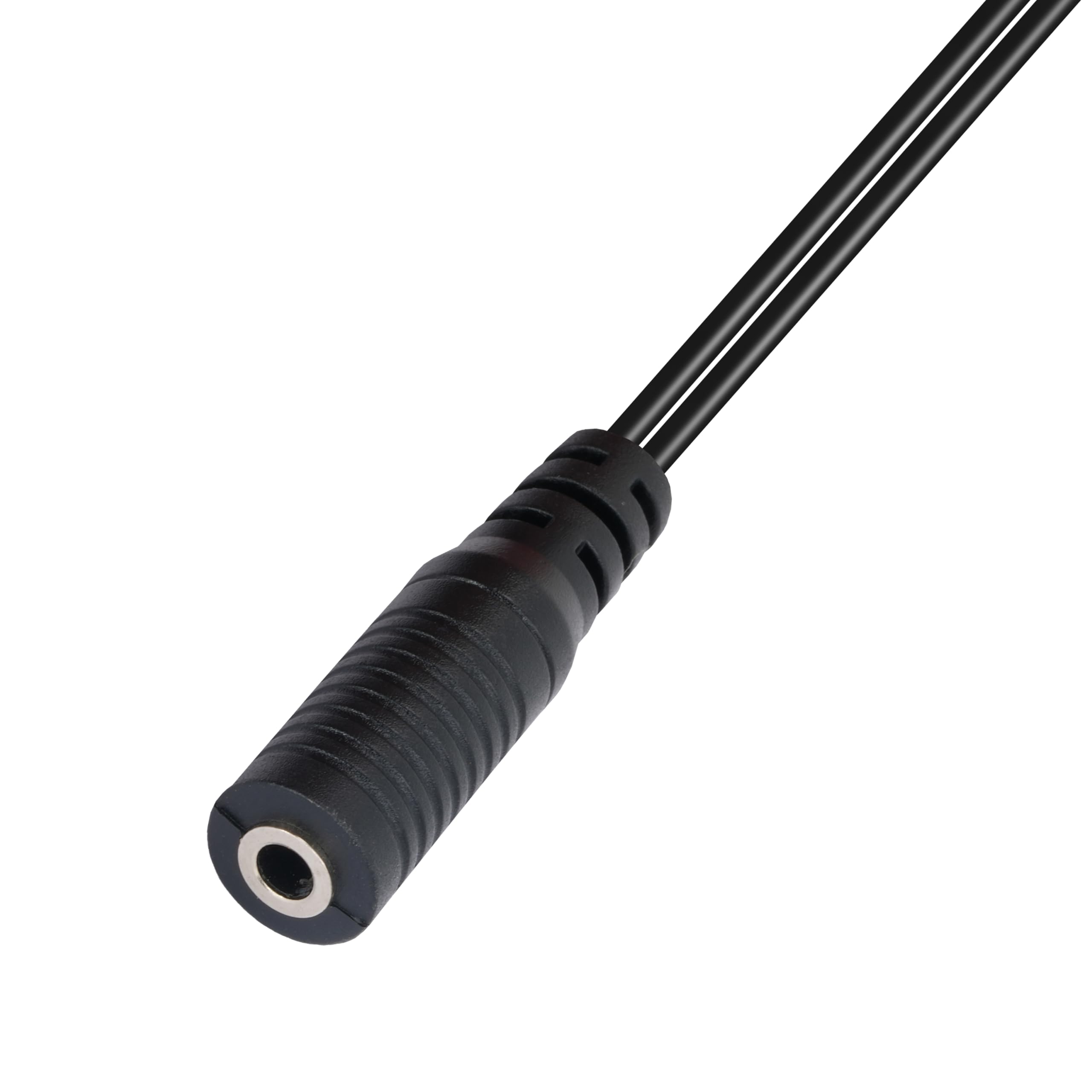 Adaptateur Audio Y 3,5 Mm - 1 Prise TRRS Vers 2 Fiches TRS (23 Cm) - Pour Ordinateur, Casque, Enceintes